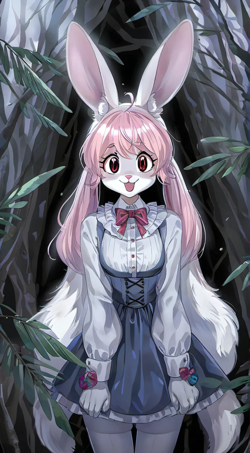 ai character: Babs Bunny background