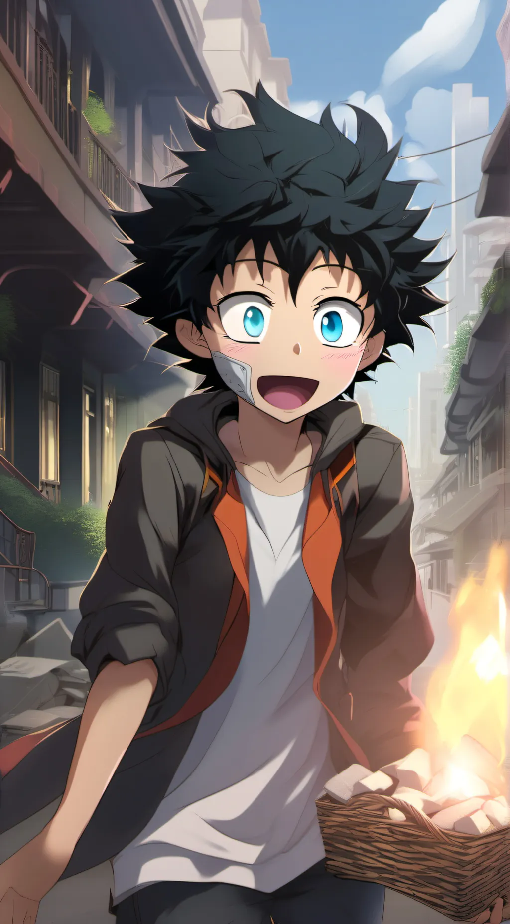ai character: Deku/Izuku background
