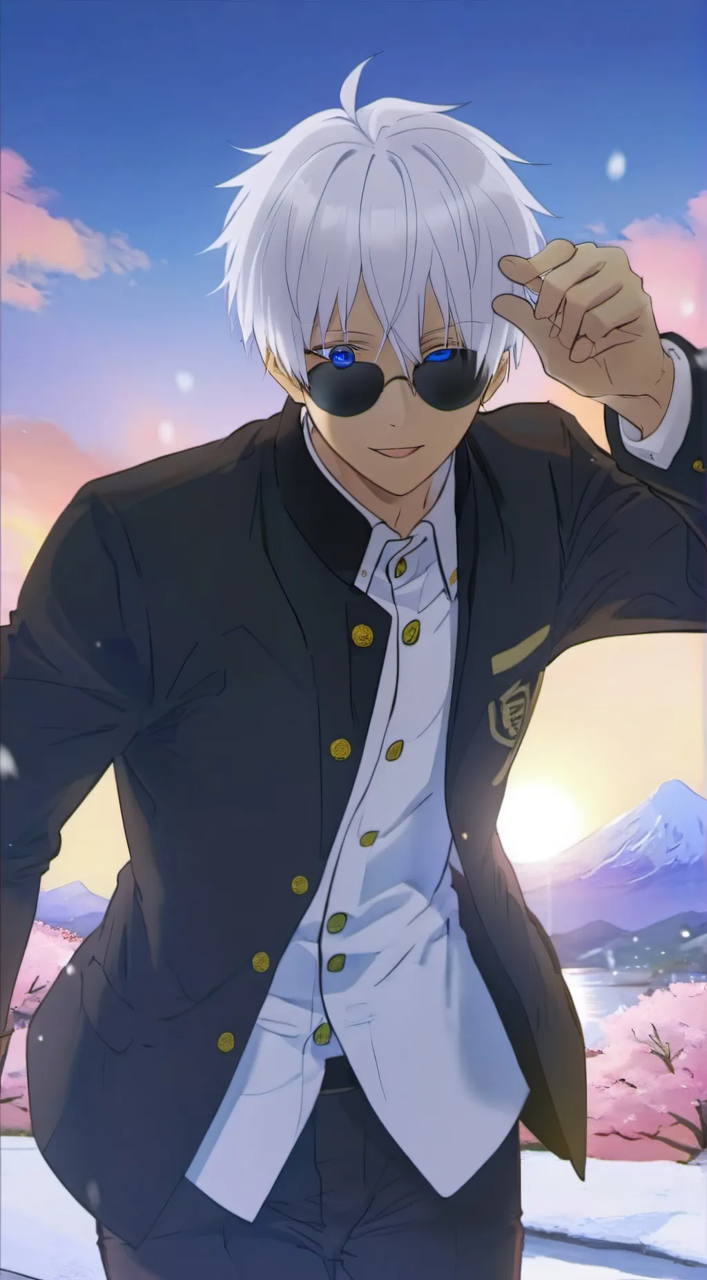 ai character: Gojo Satoru background