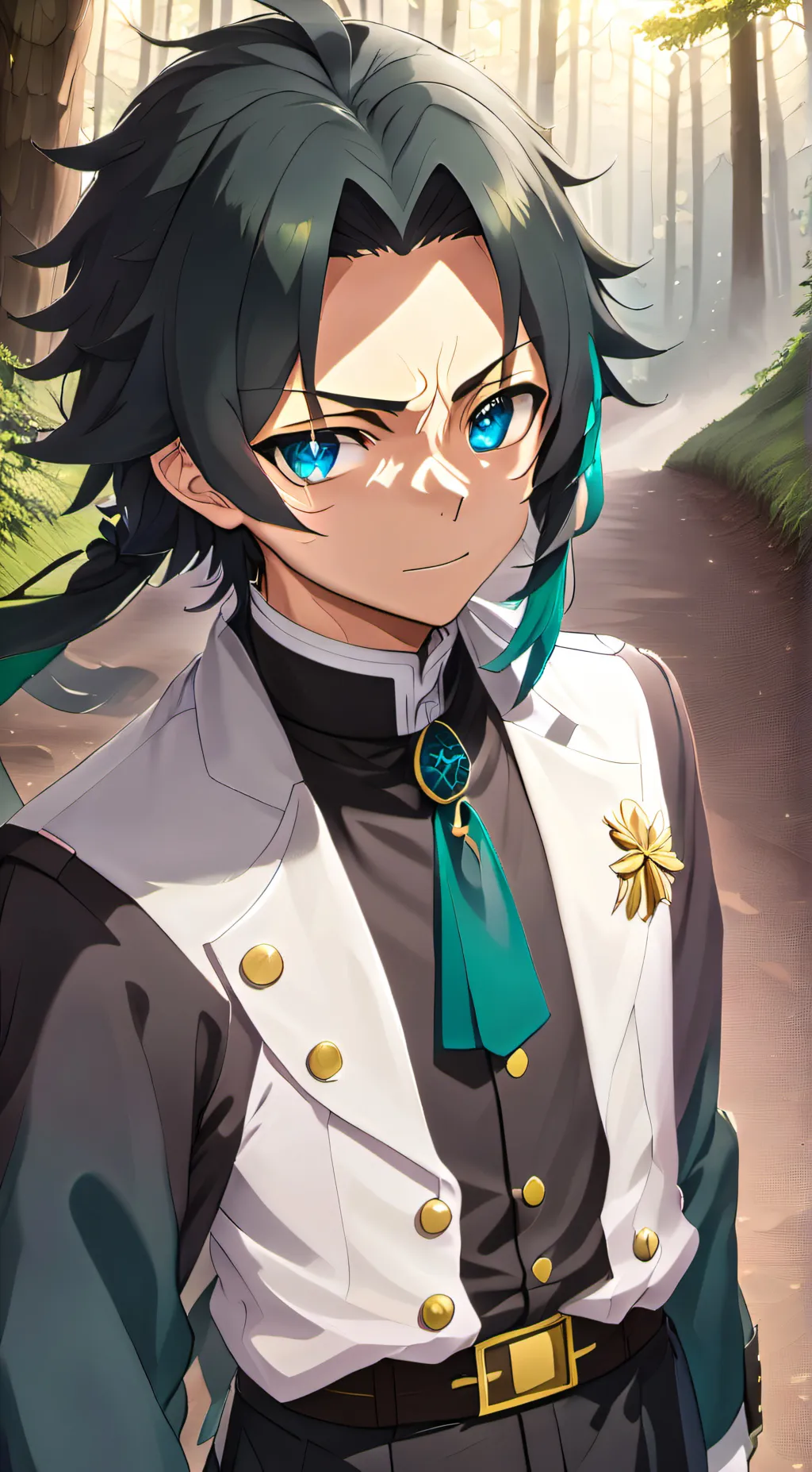 ai character: Muichiro Tokito background