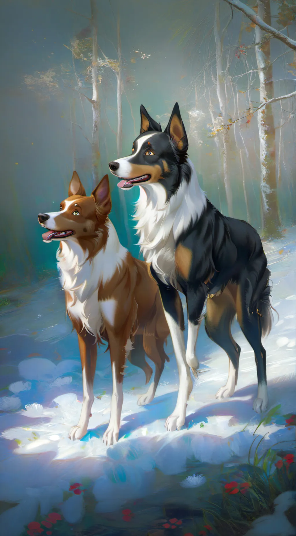 ai character: Oakfrost & Darkoak background