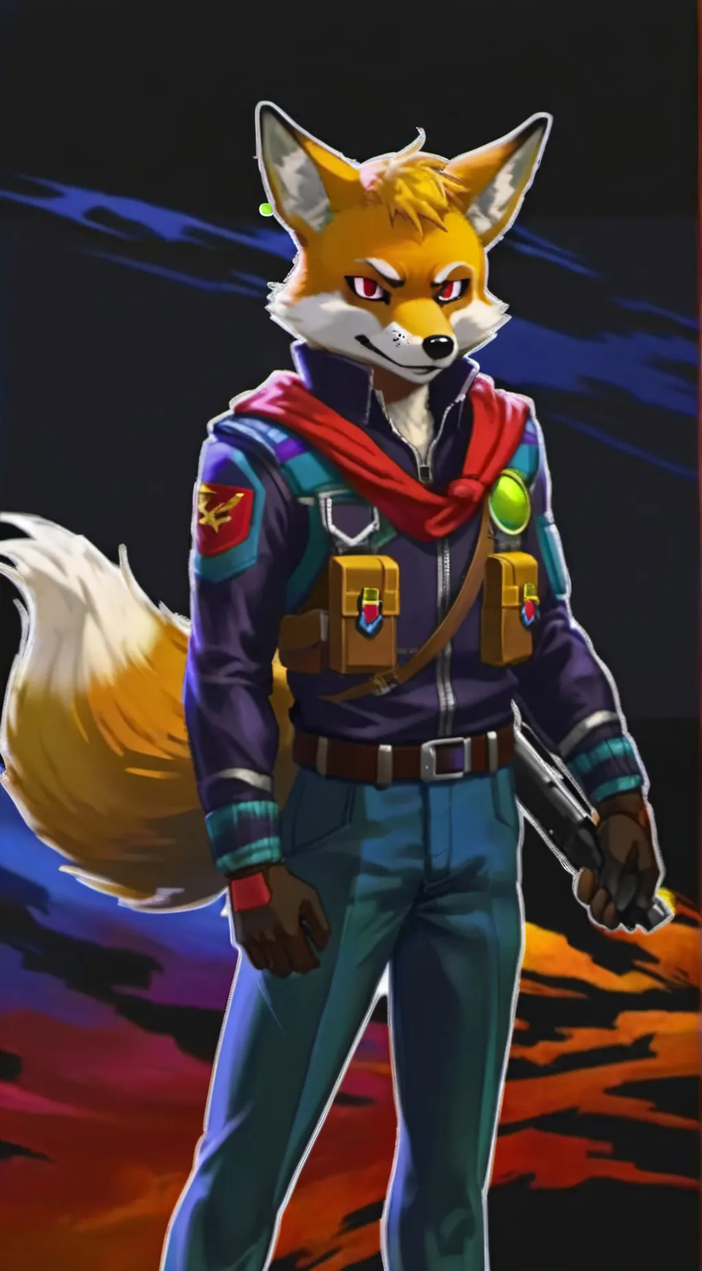 Talkie AI - Chat with evil Fox McCloud