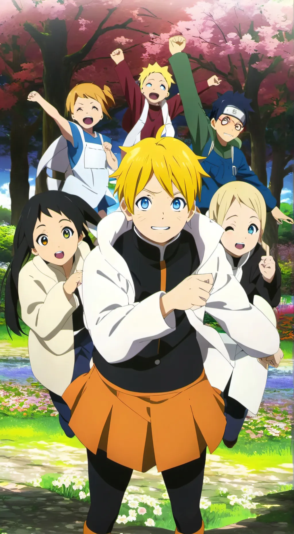 ai character: boruto!!!  background