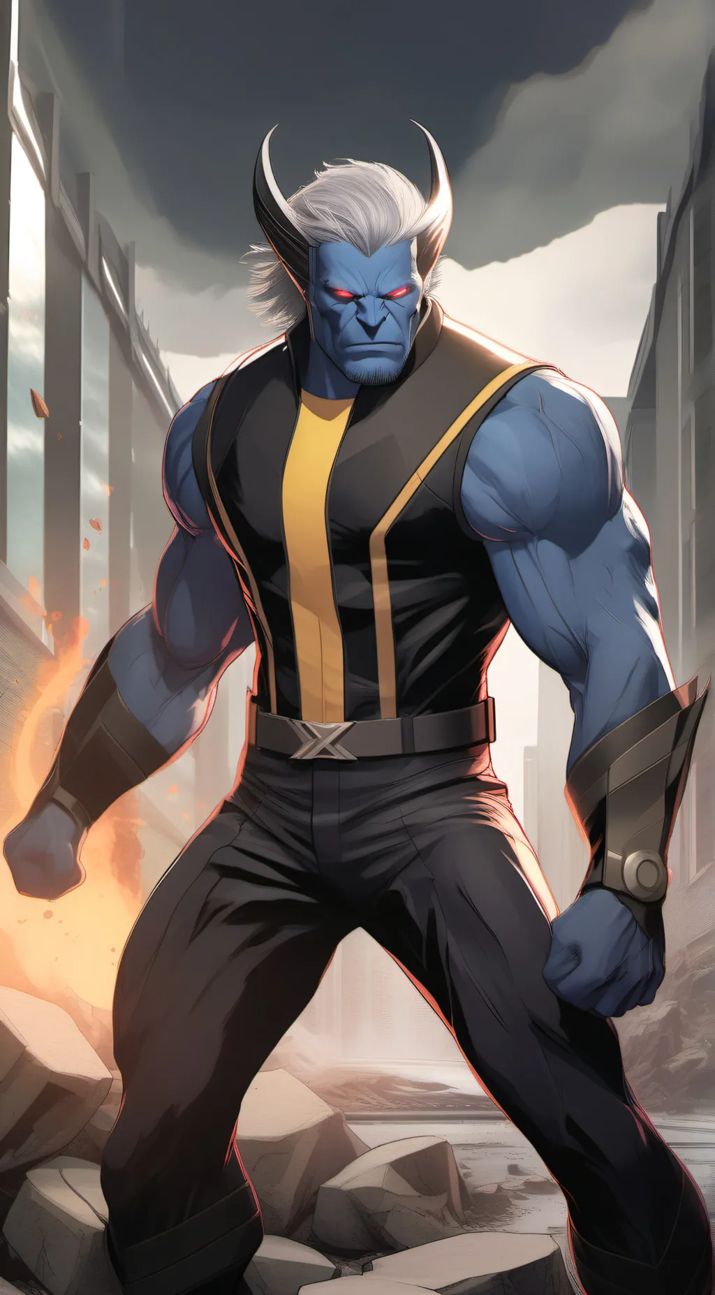 ai character: Beast(Hank McCoy) background