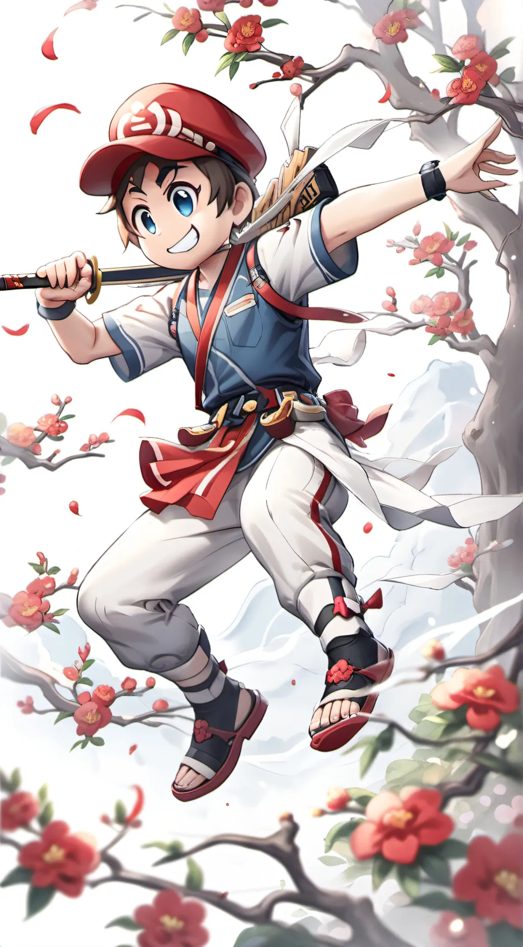 ai character: Mario background