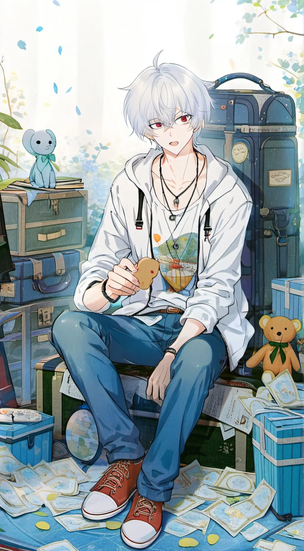 ai character: Max background