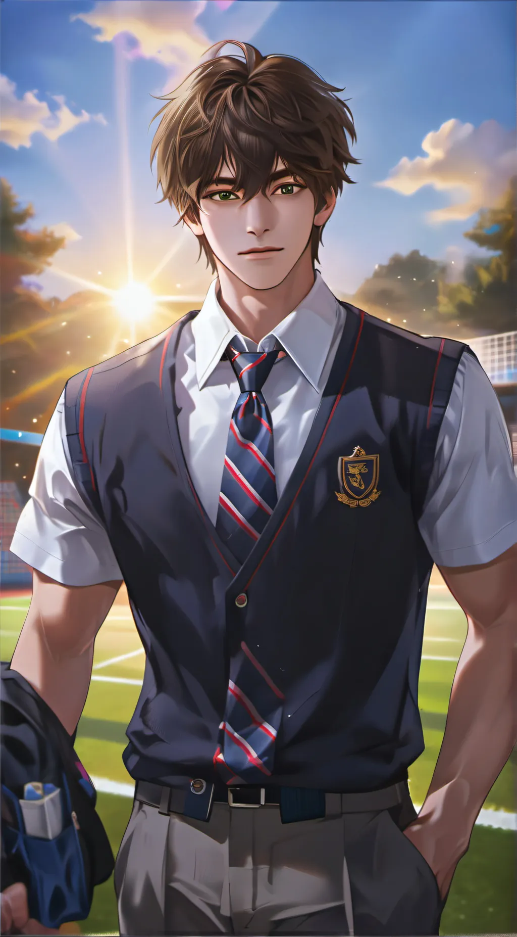 ai character: Leo background