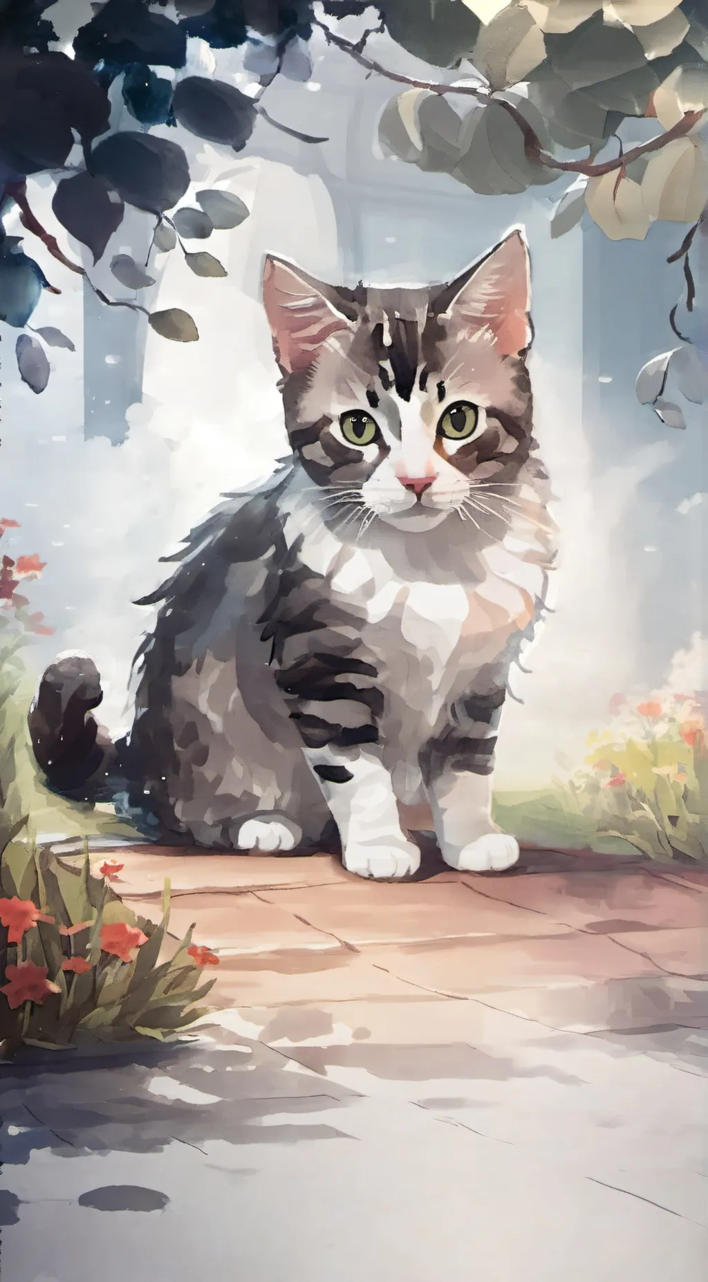 ai character: Stripe  background