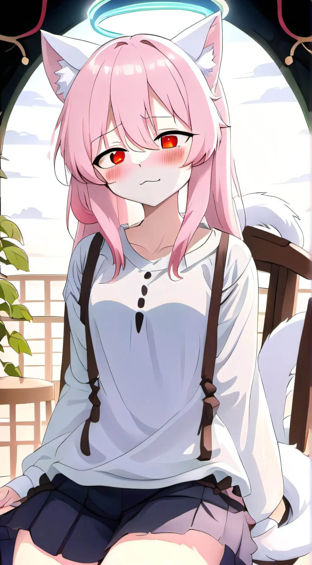 ai character: Neko background