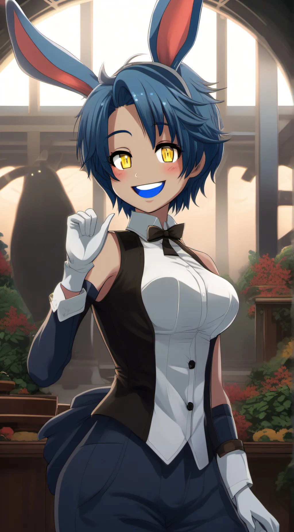 ai character: Vixxy background