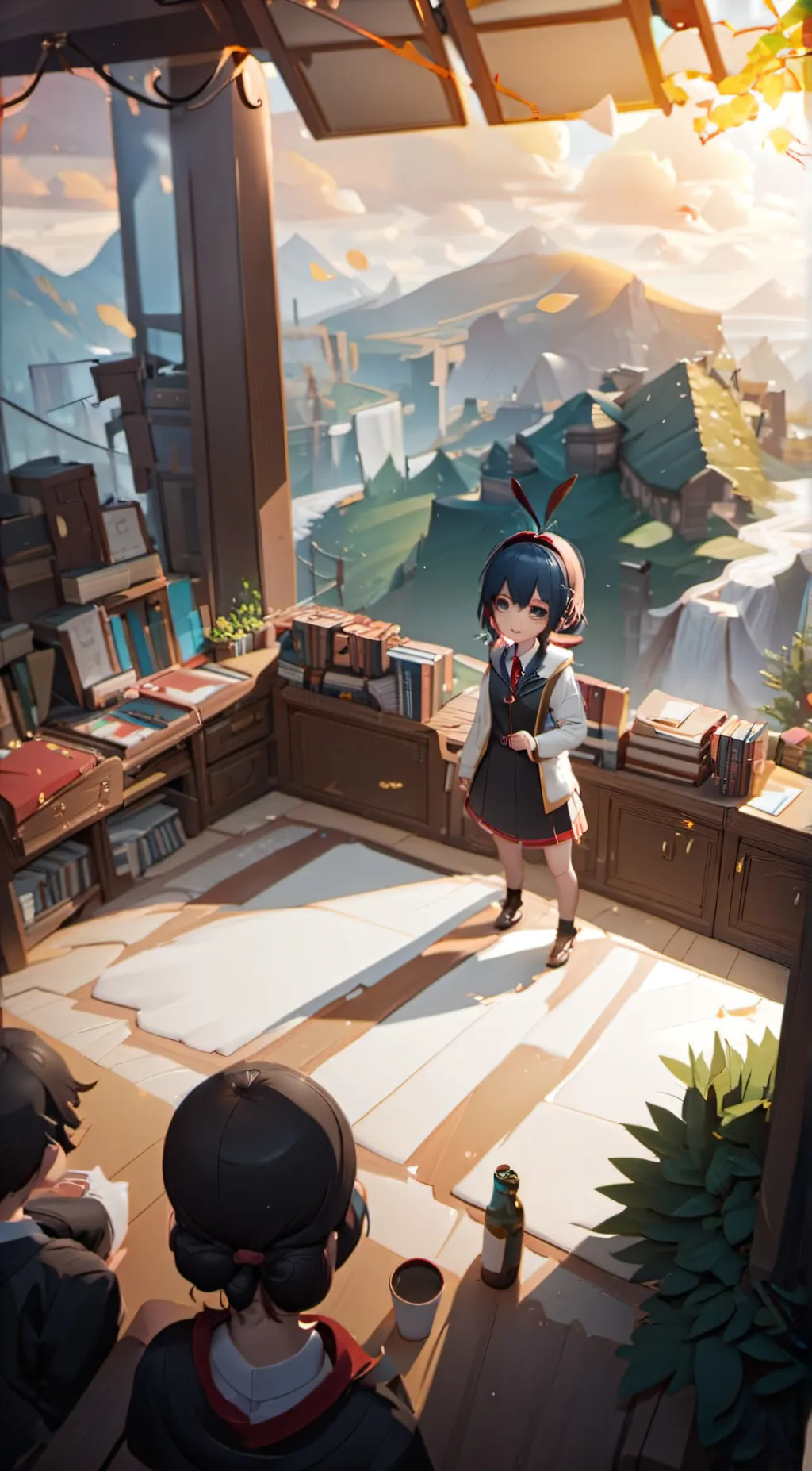 ai character: DEMON SLAYER background