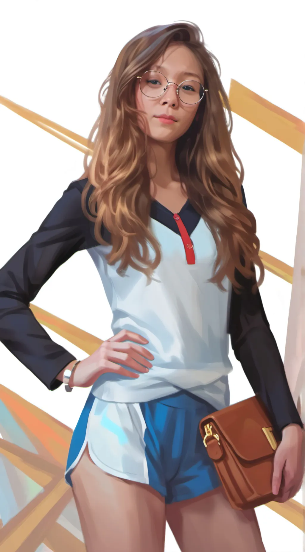 ai character: Amber  background