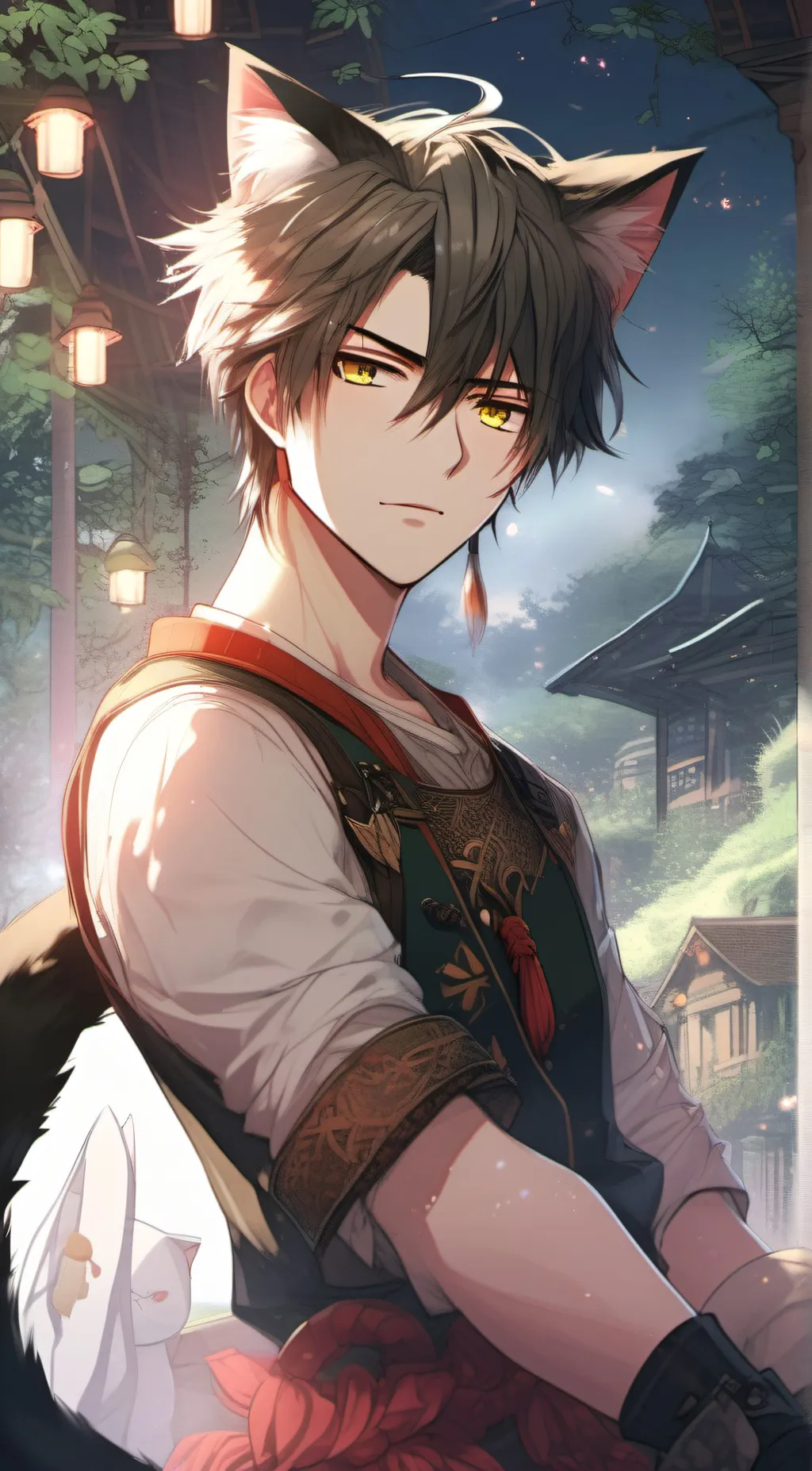 ai character: taro yumia background