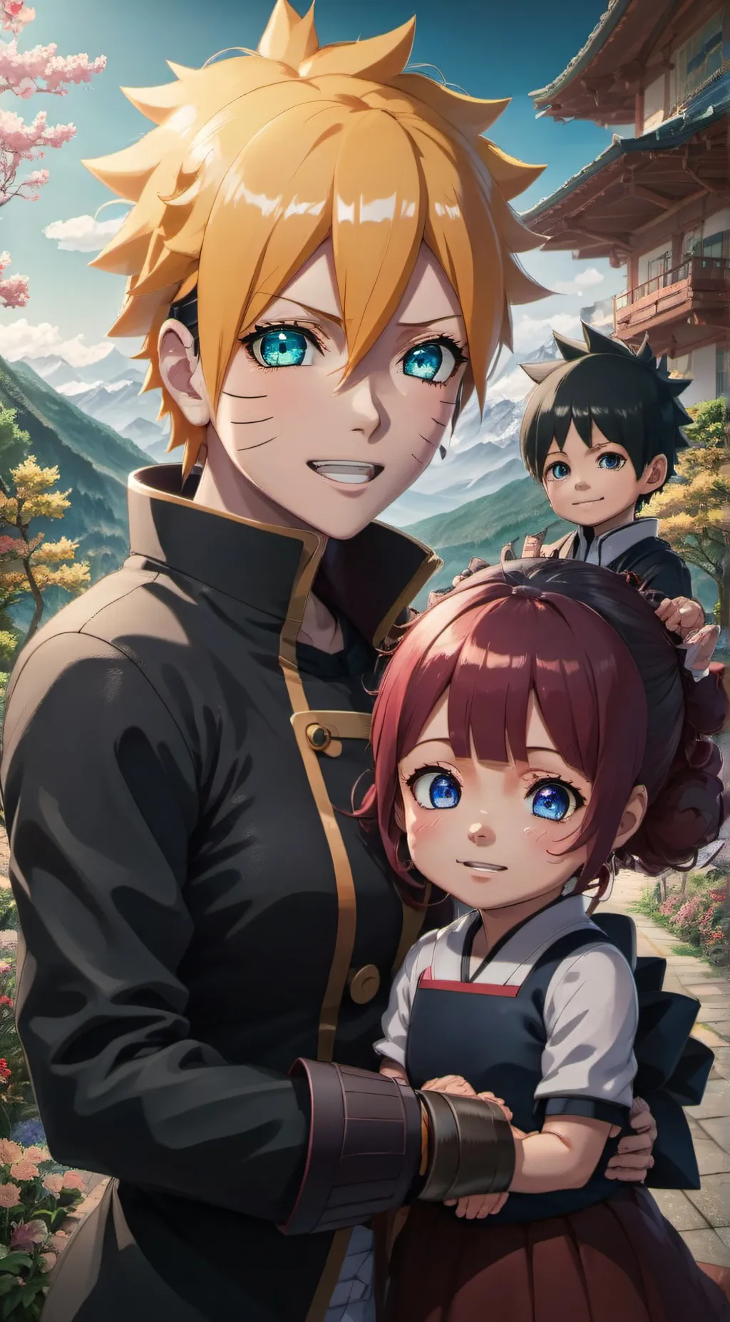 ai character: boruto background