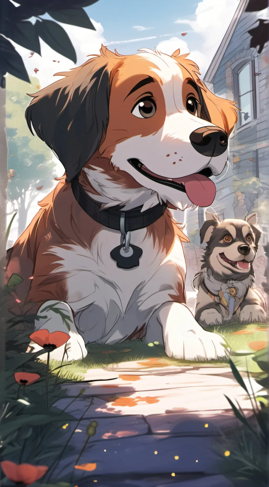 ai character: dogday! background