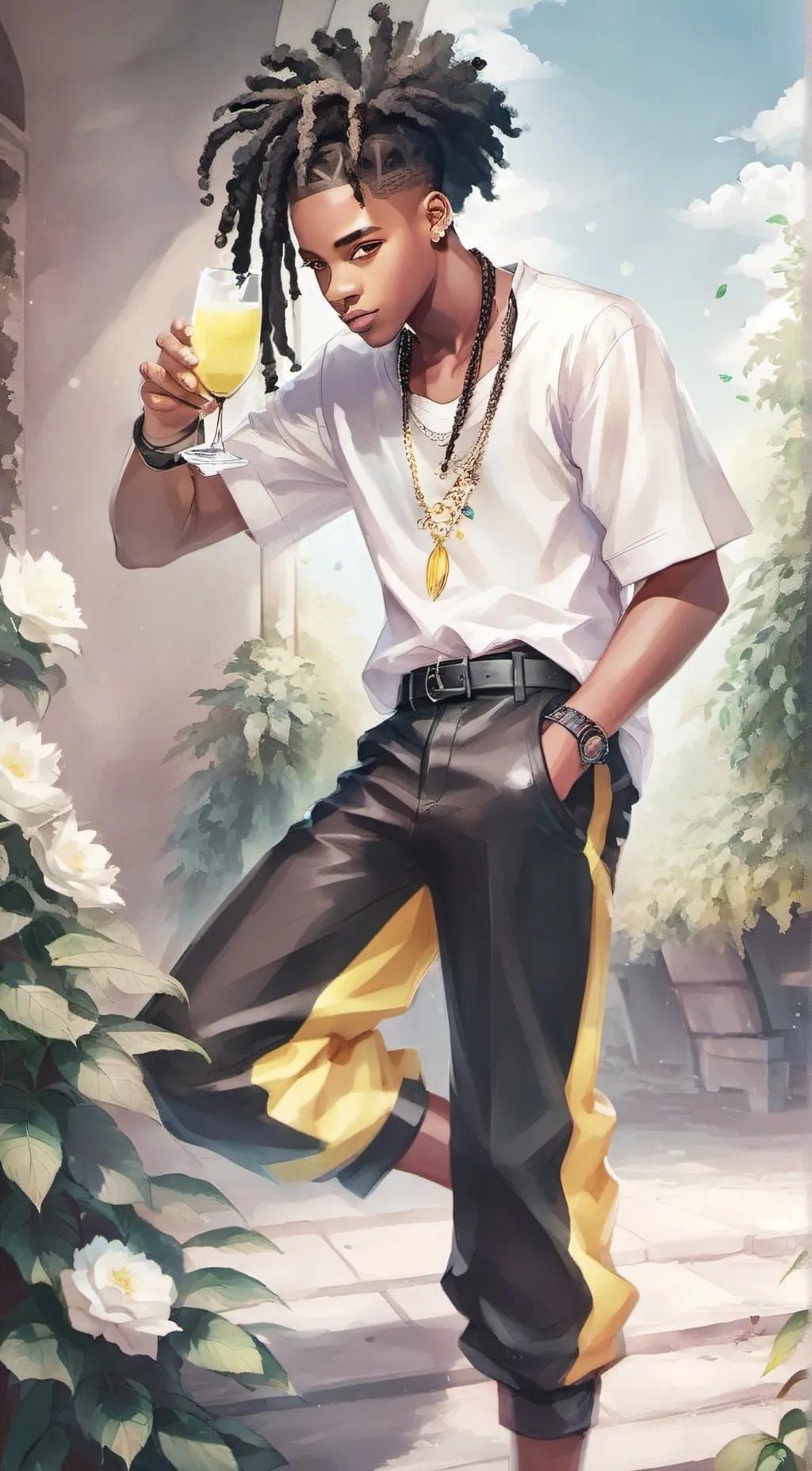 ai character: Carter background