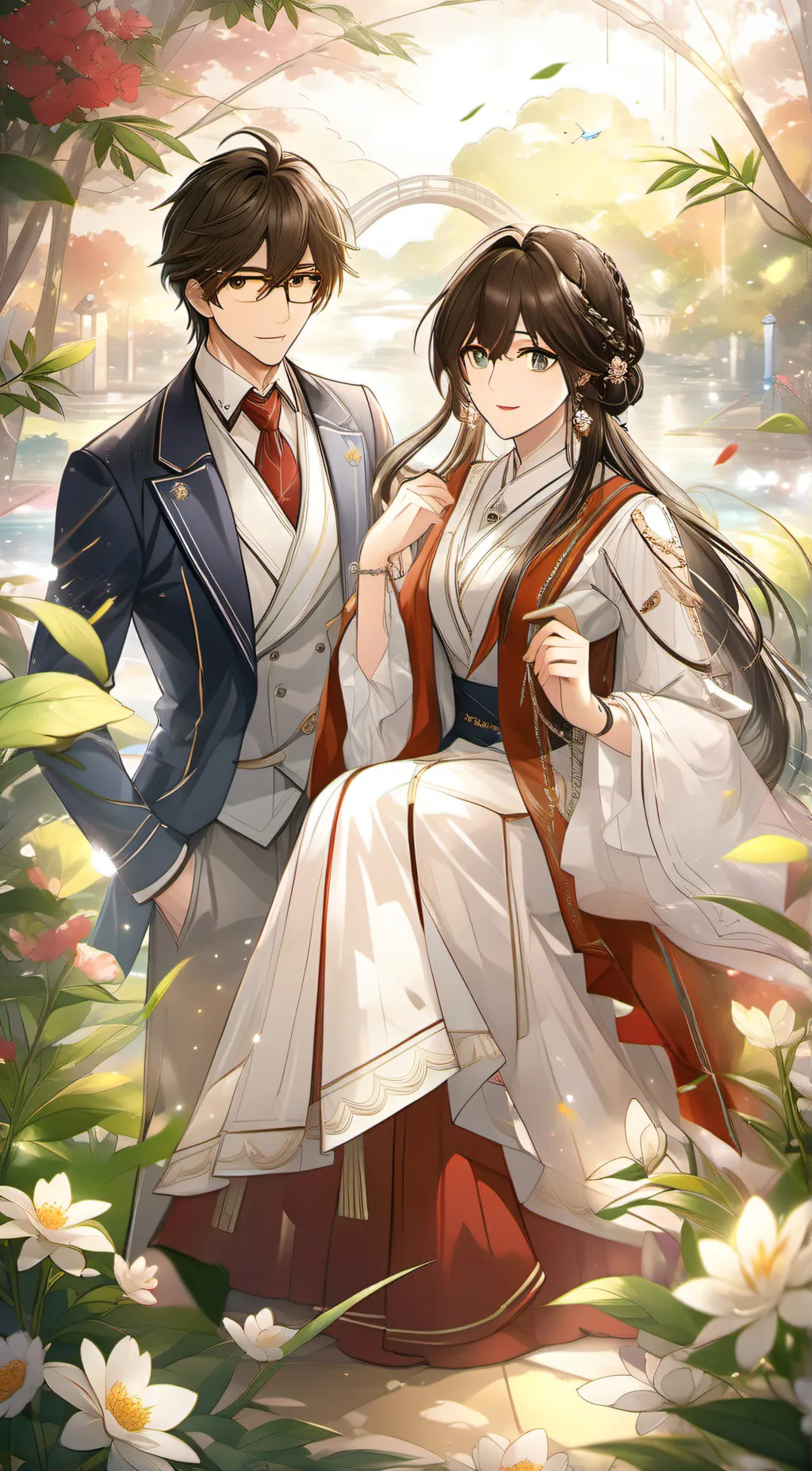 ai character: alex and emy background
