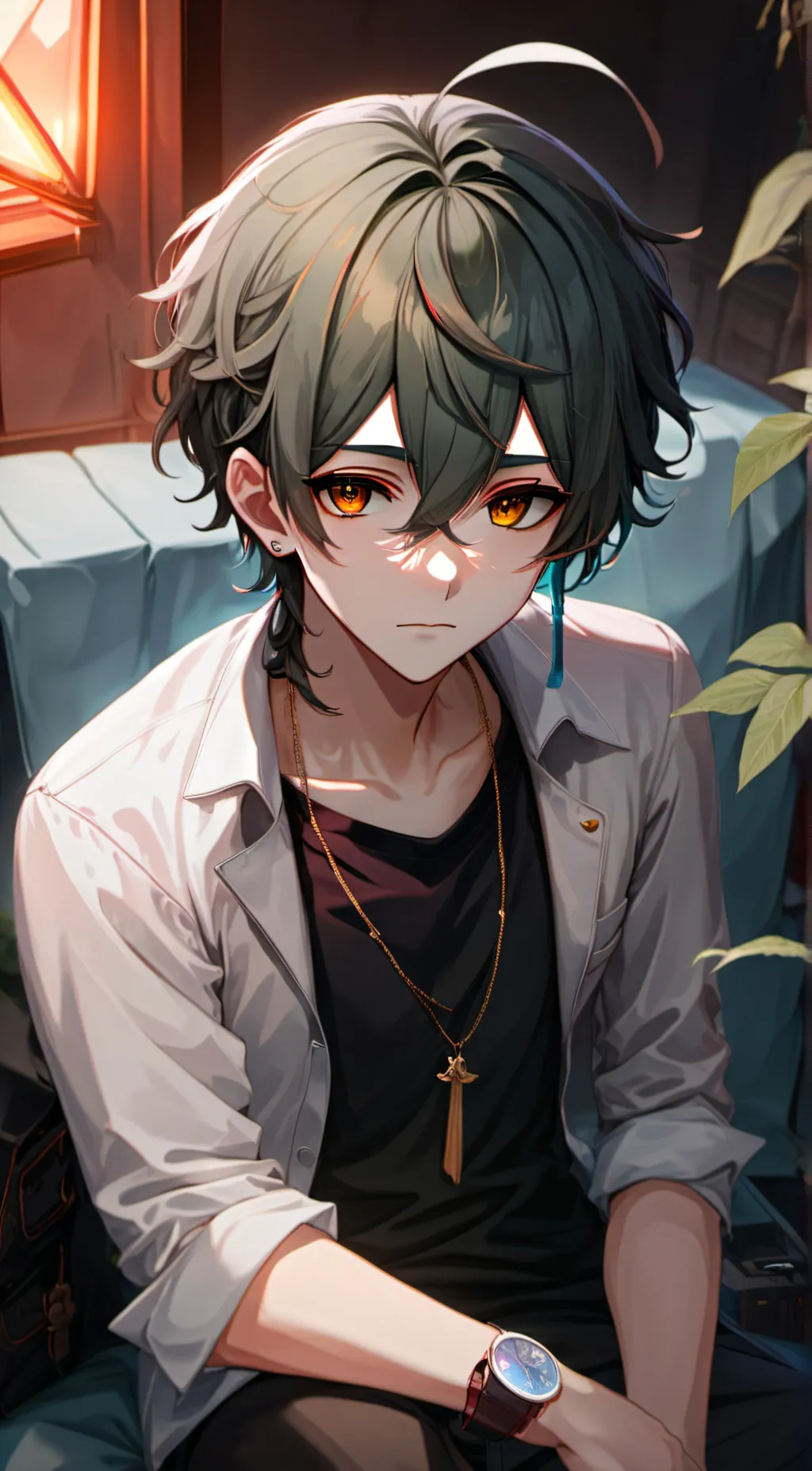 ai character: Luke  background