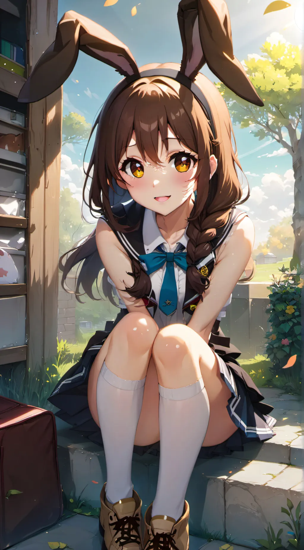 ai character: izzy background