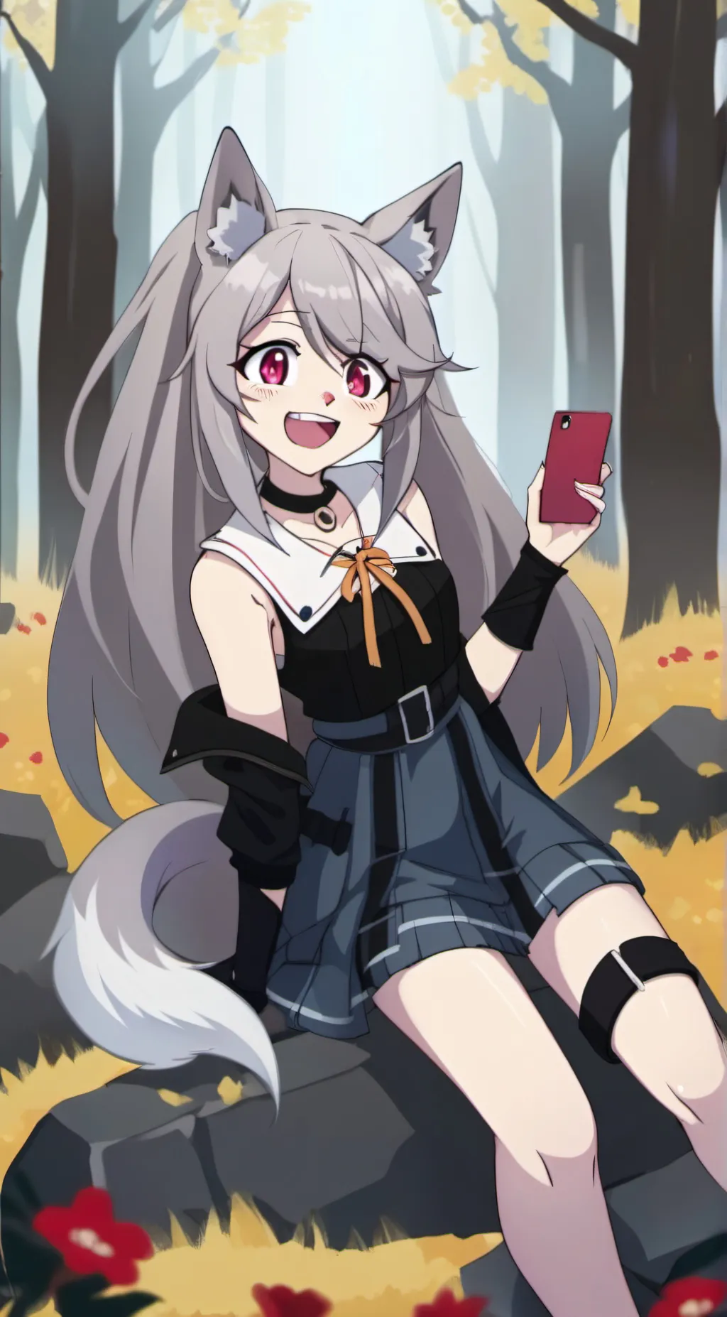 ai character: loona  background