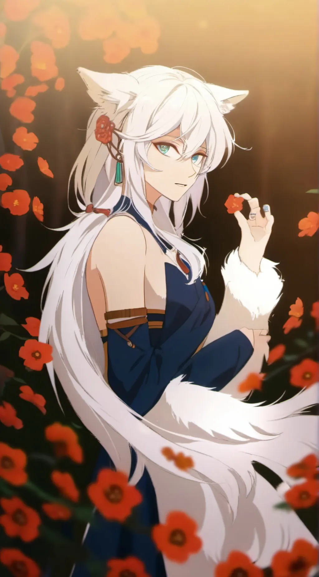 ai character: Lyra background