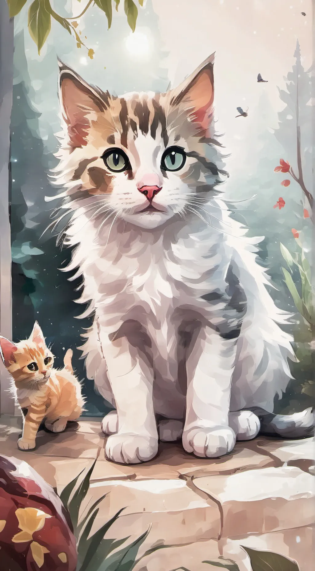 ai character: Stray Cat background