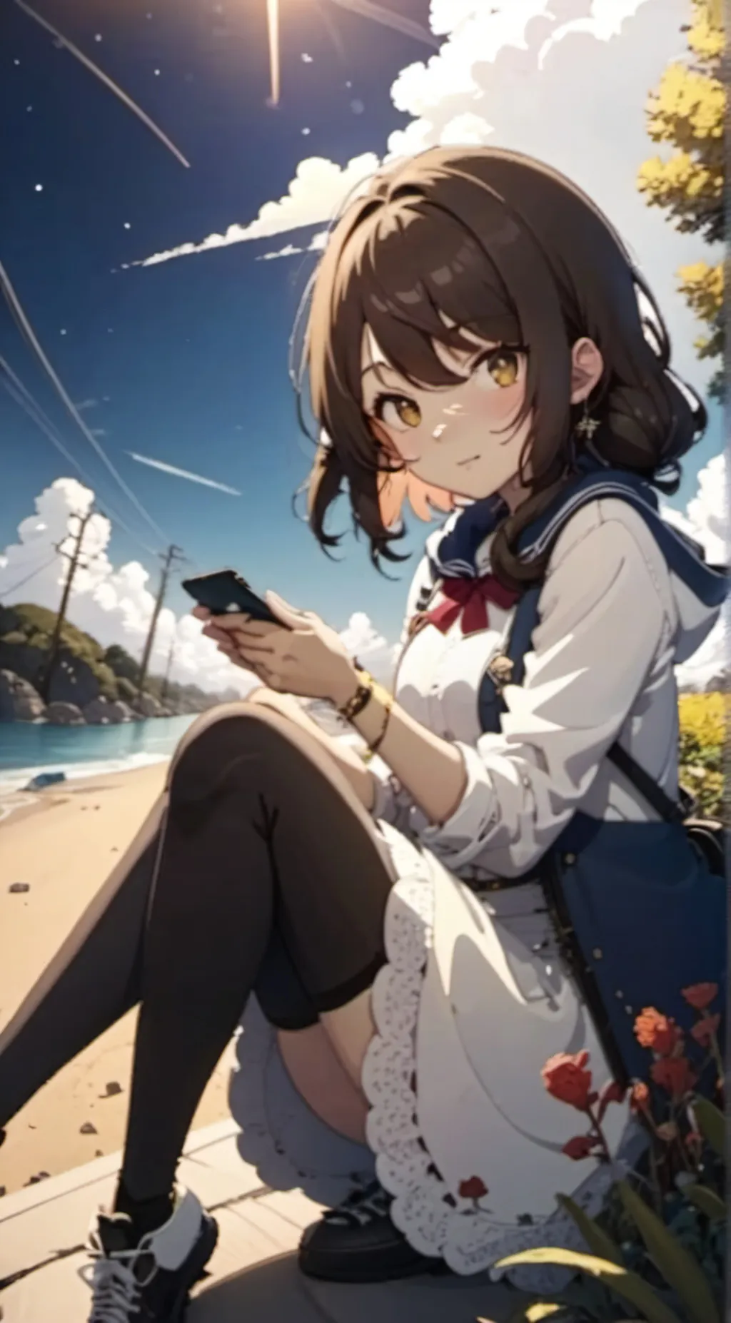 ai character: April background