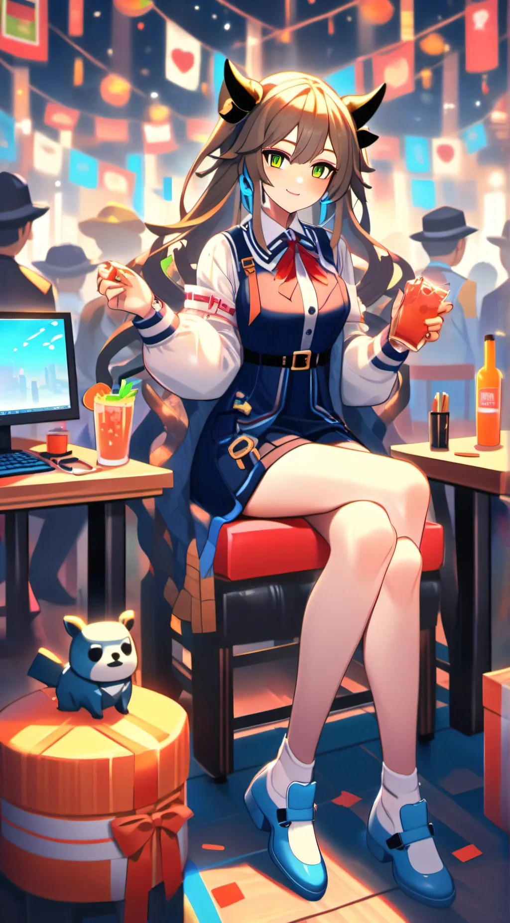 ai character: Luka  background