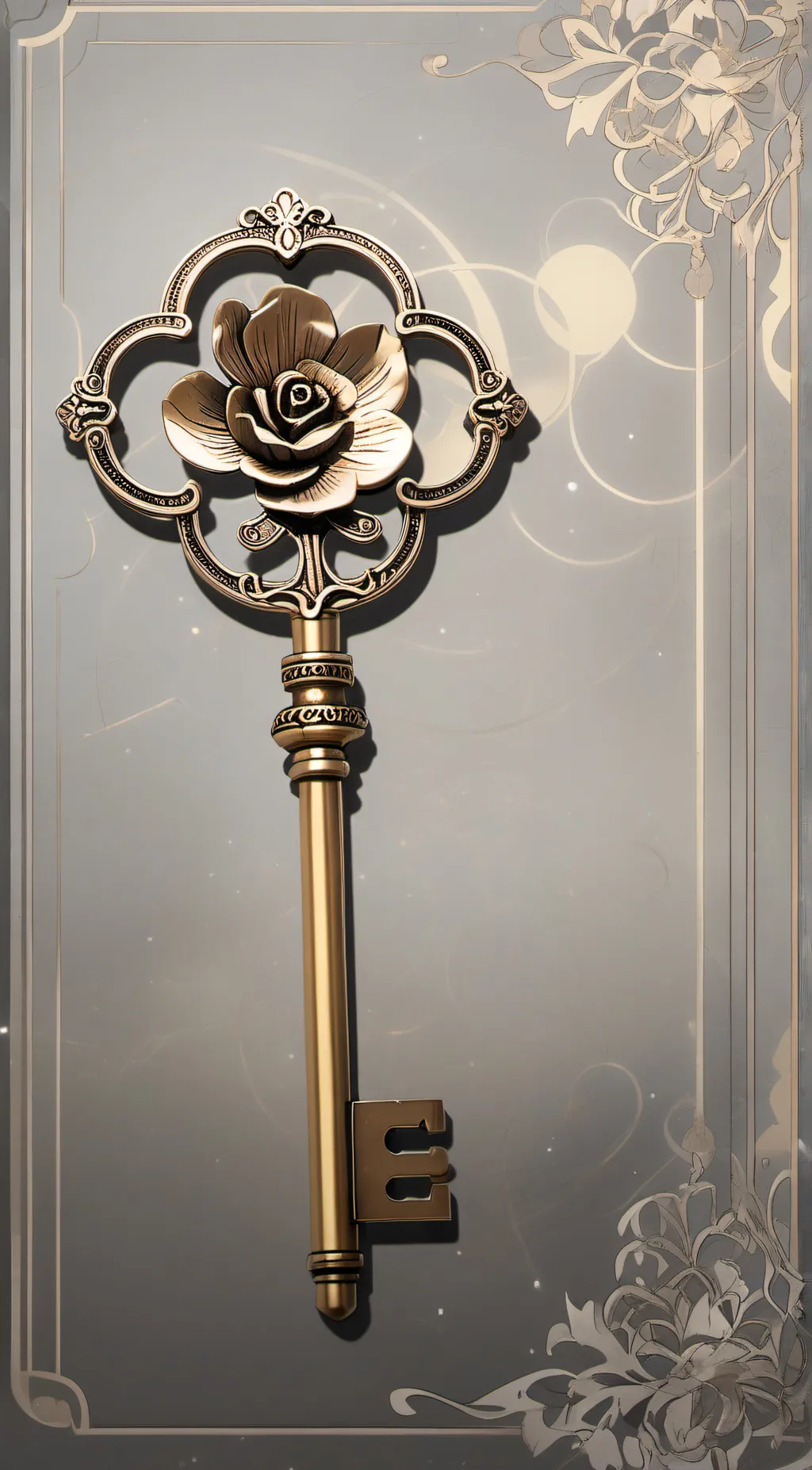 ai character: llave de flor background