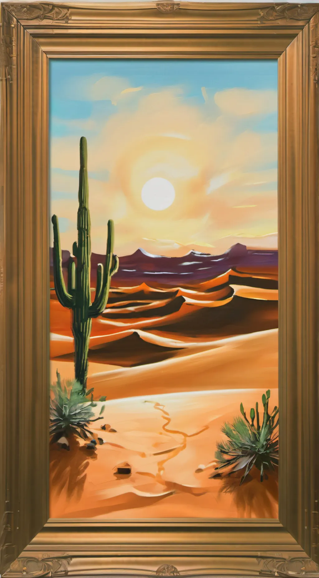 ai character: desierto background