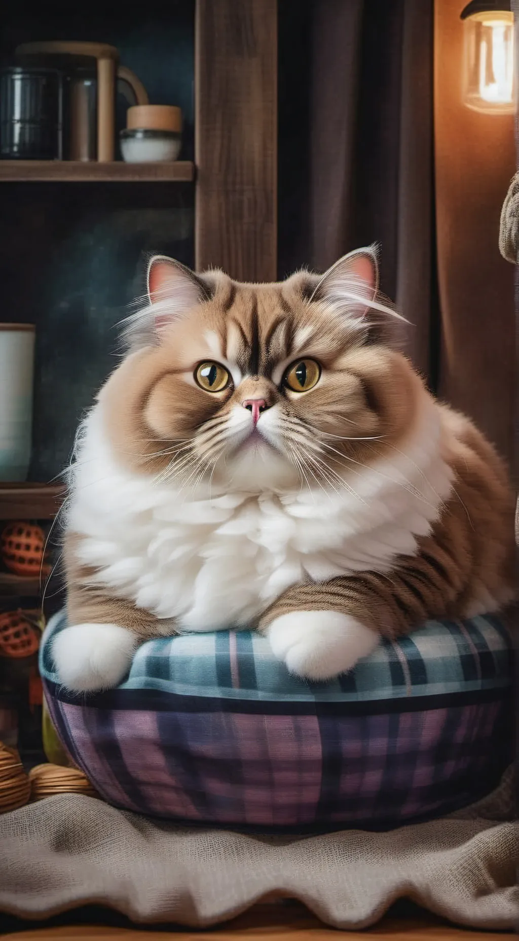 ai character: Mr.wiskers  background
