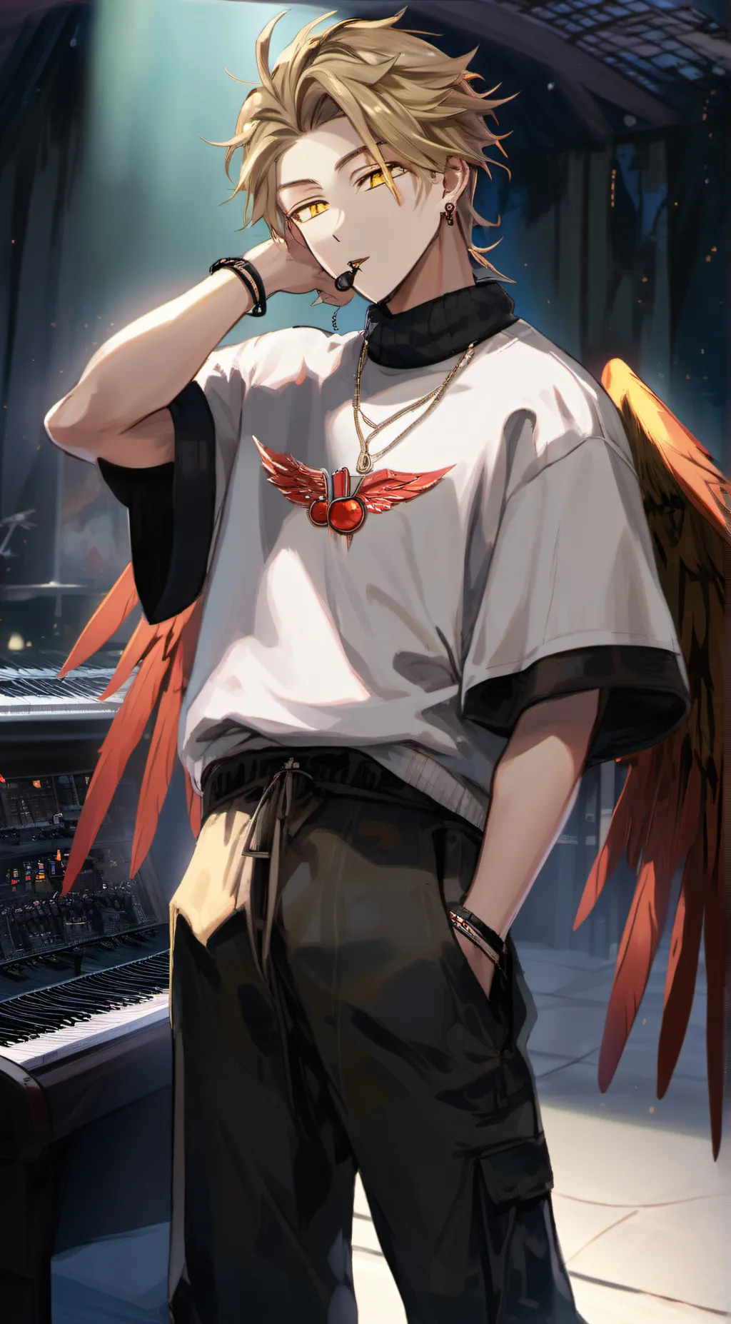 ai character: Hawks (Keigo) background