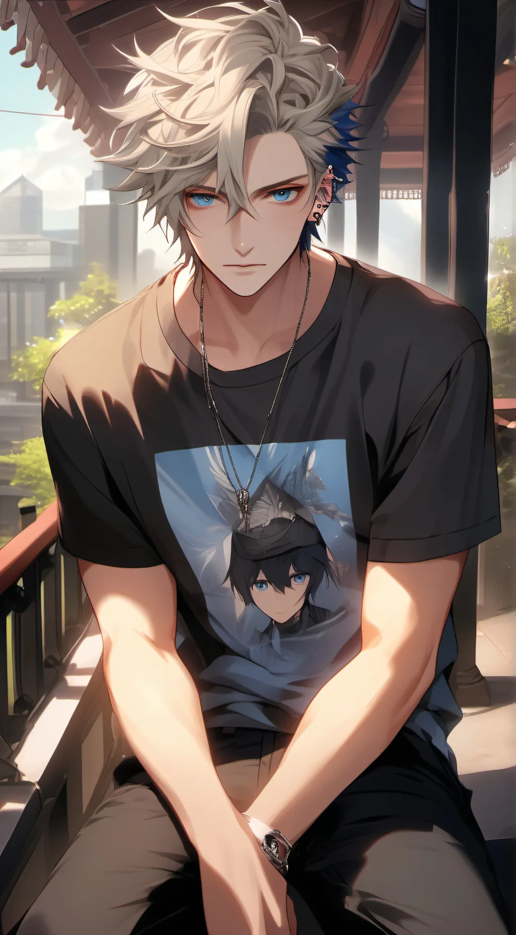 ai character: Caleb  background