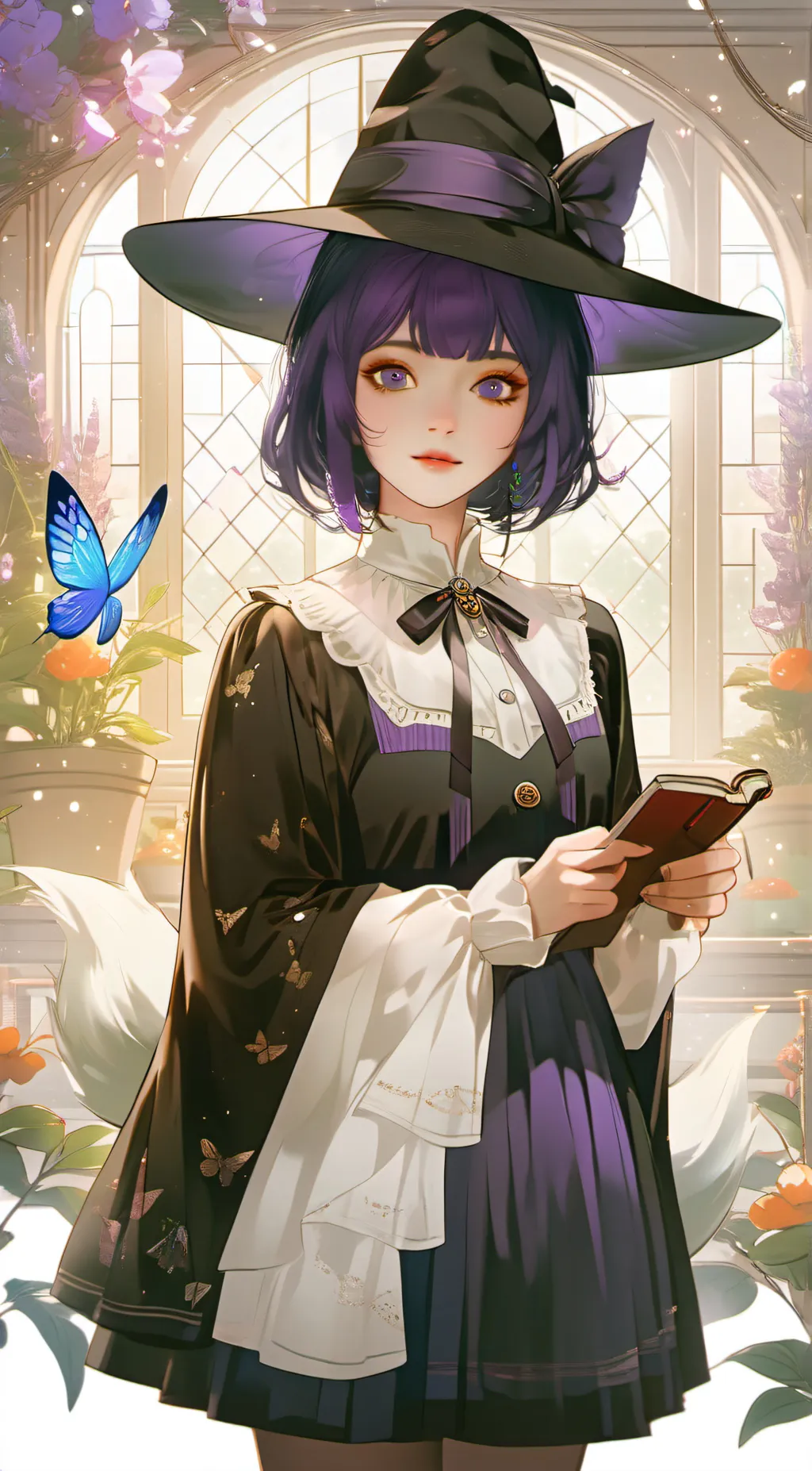 ai character: Star dawn background