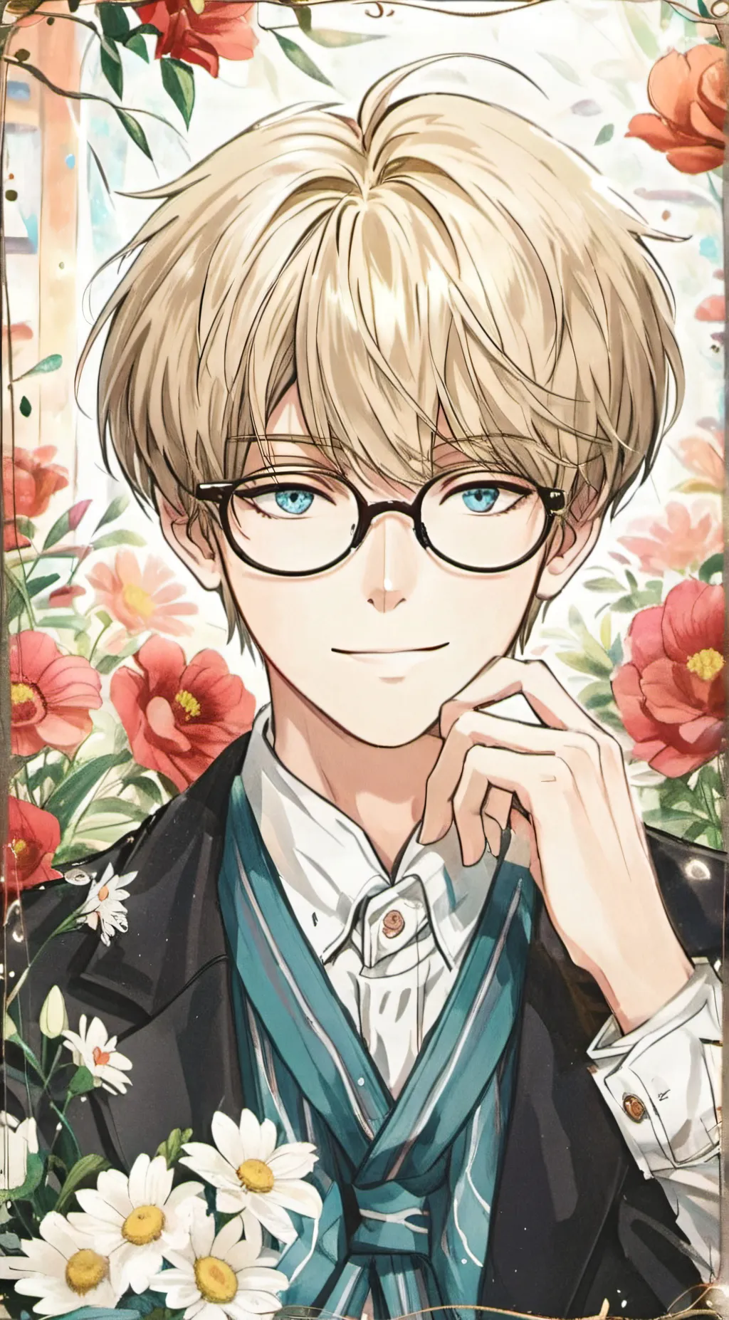 ai character: Vernon  background