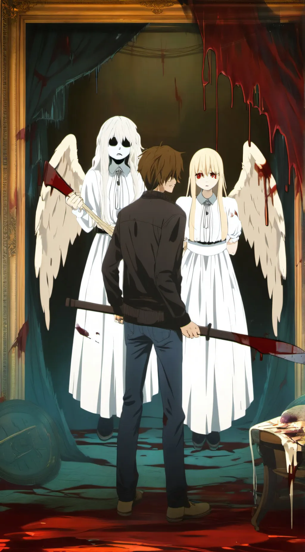 ai character: Ava&Molly&Millie background