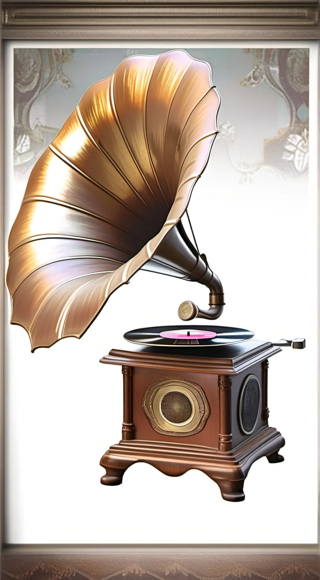 ai character: tocadiscos background