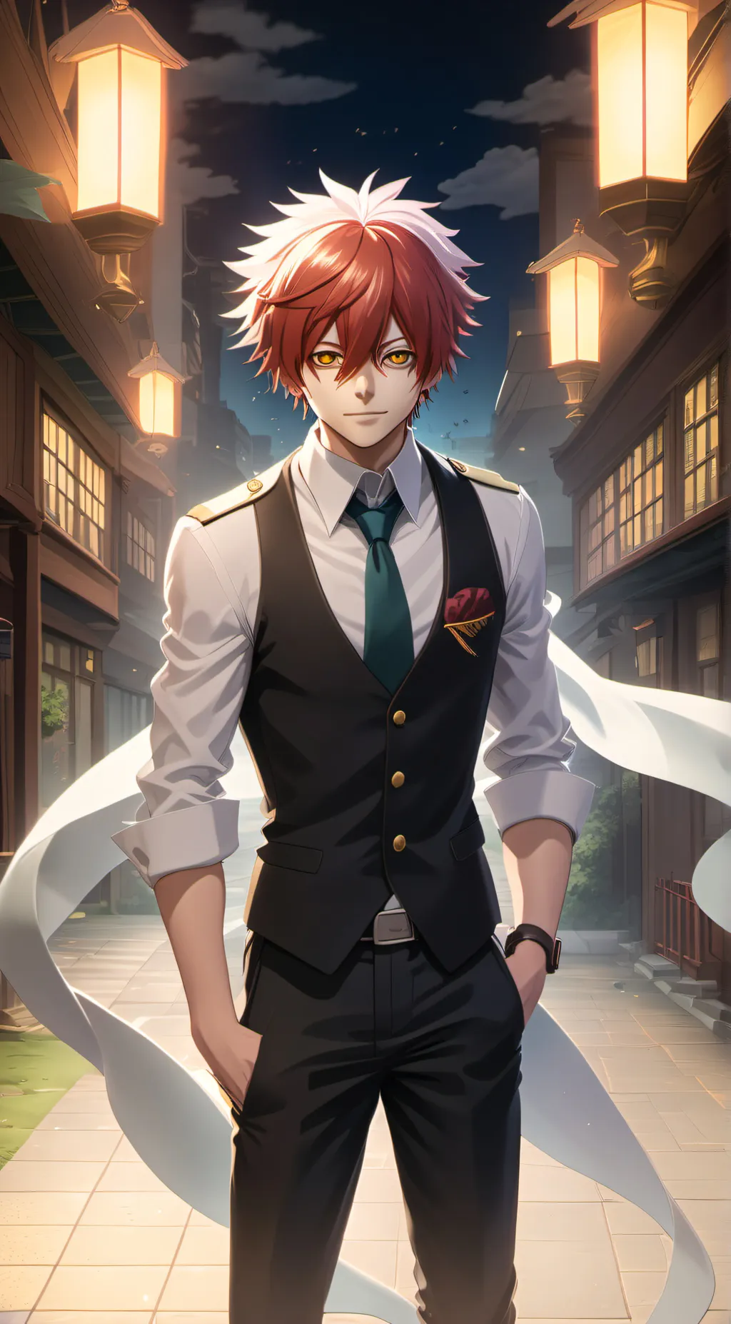 ai character: 💖Shoto💖✌️ background