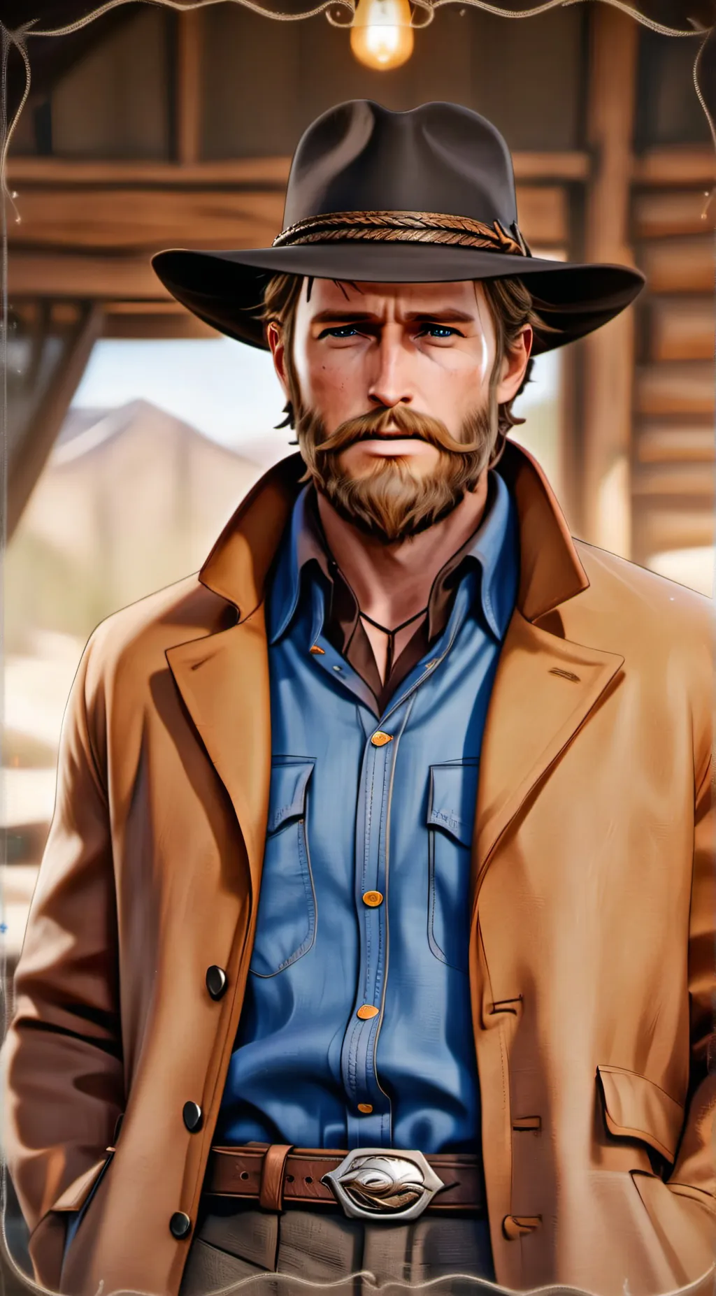 ai character: Arthur Morgan background