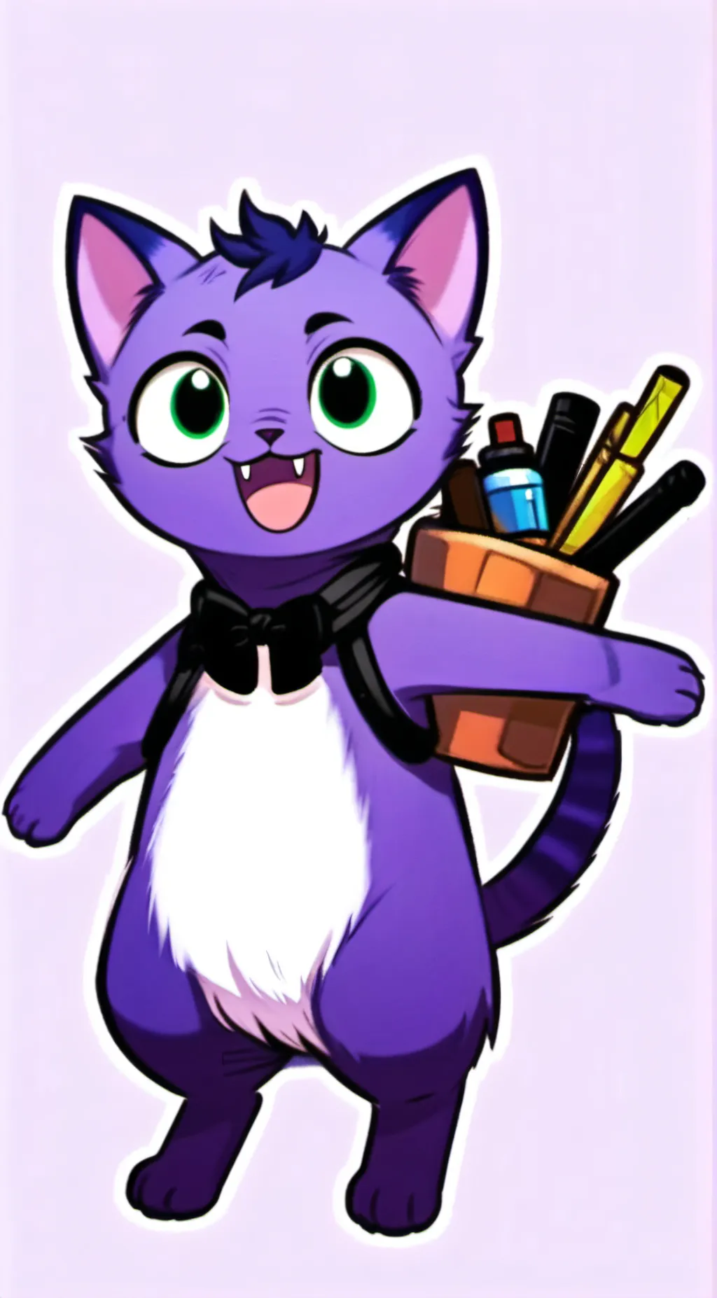 ai character: CatNap background