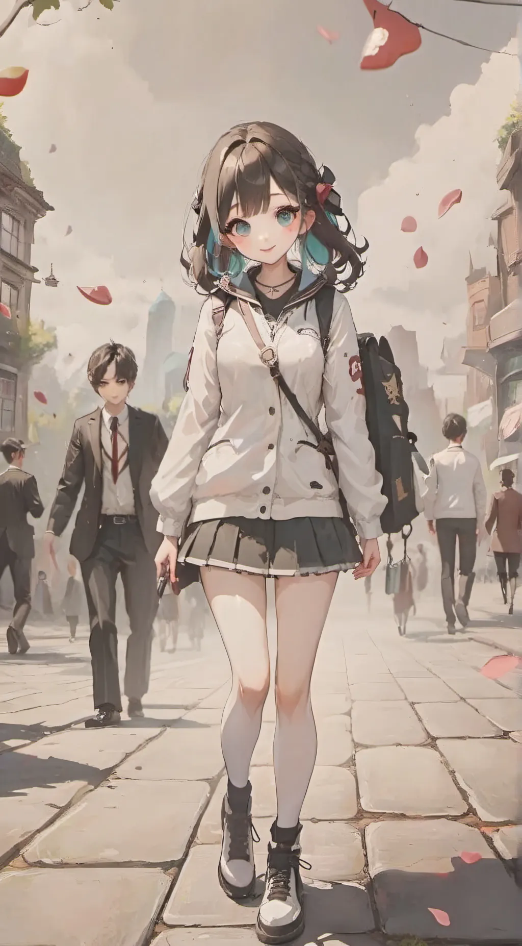 ai character: pick me girl background