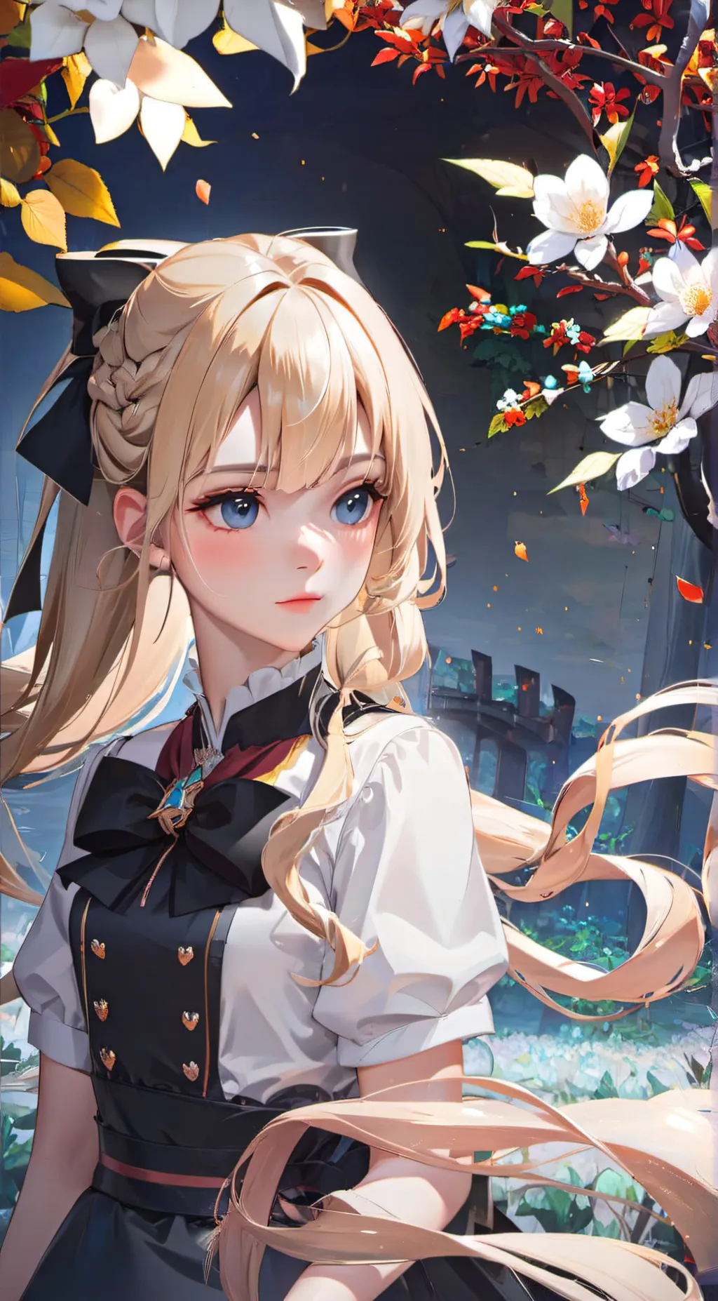 ai character: Queen Natasha  background