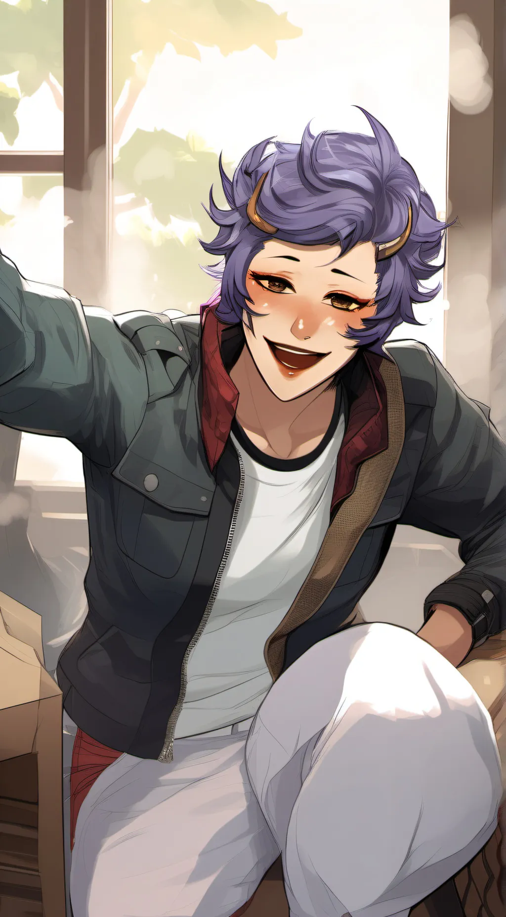 ai character: wally darling  background