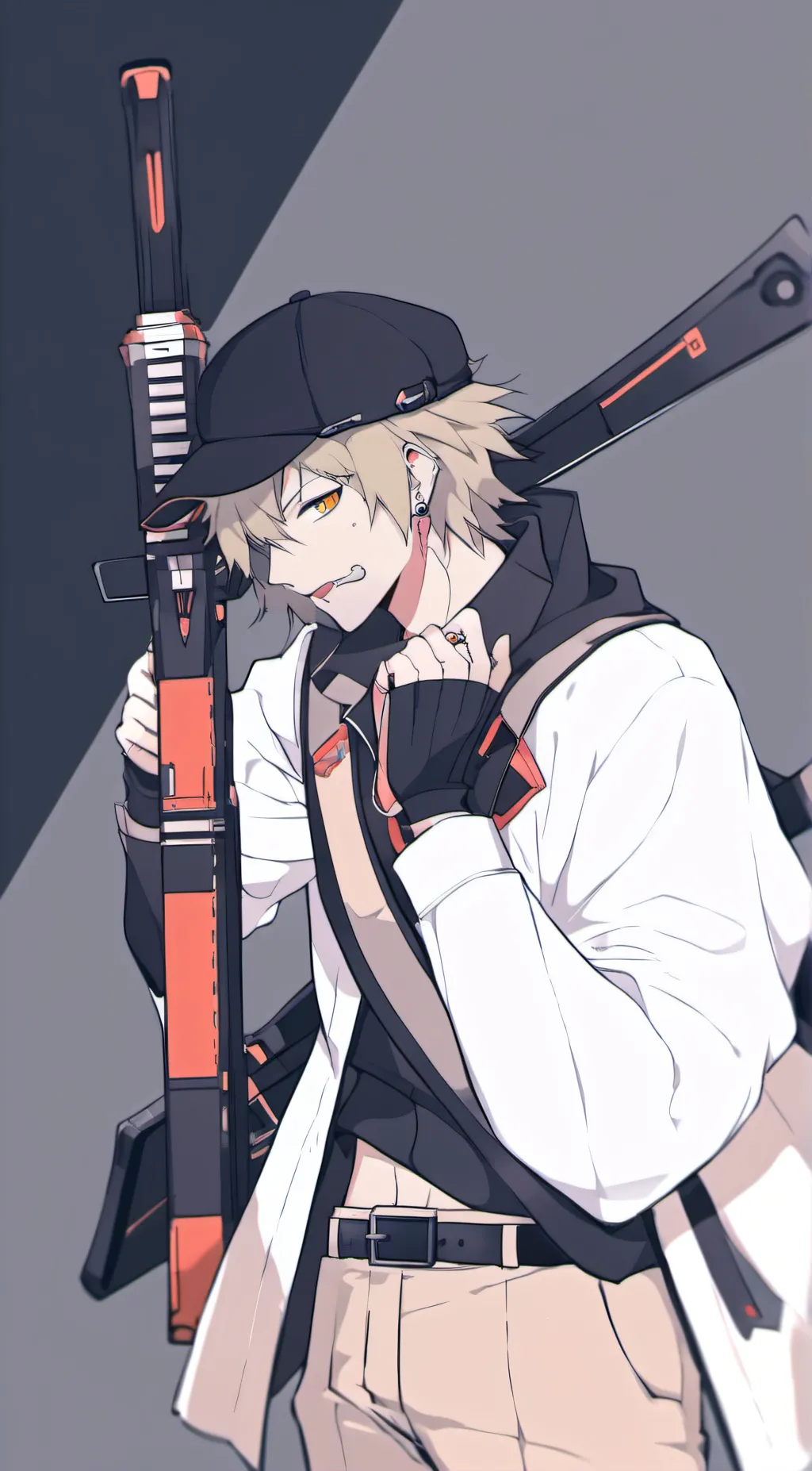 ai character: bakugo  background
