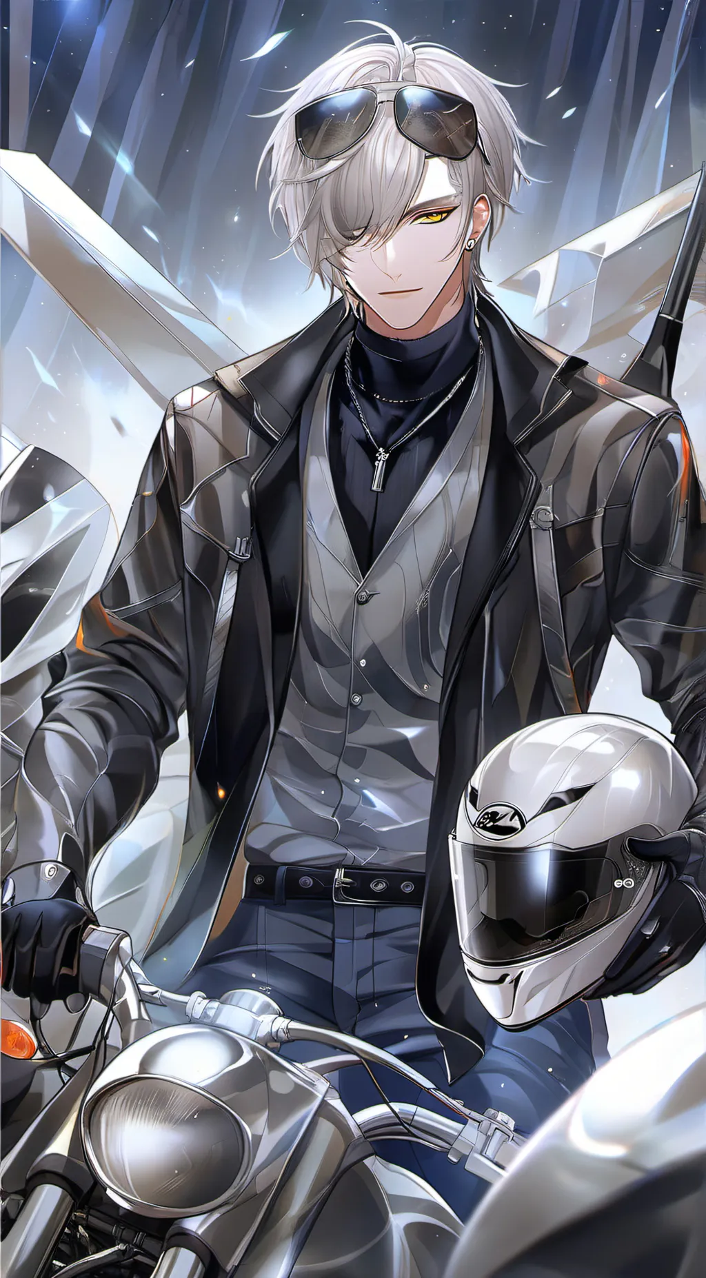 ai character: Miles background