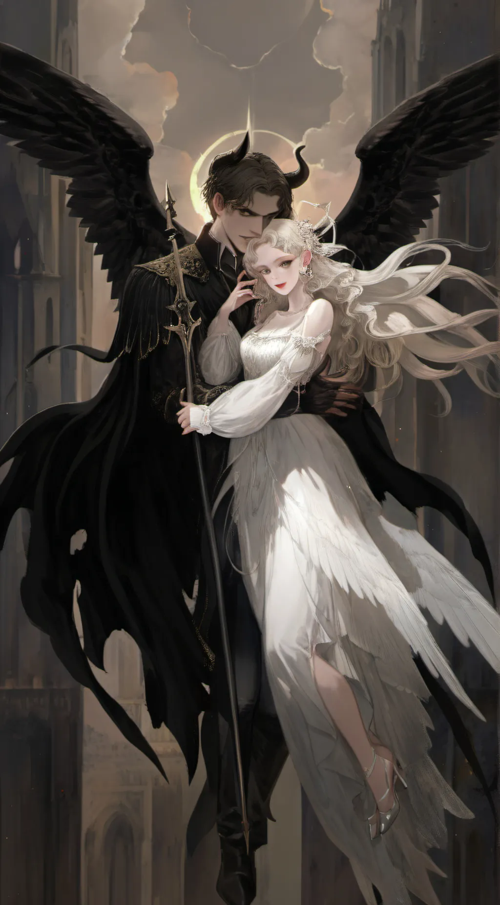 ai character: Jvin and nicole background