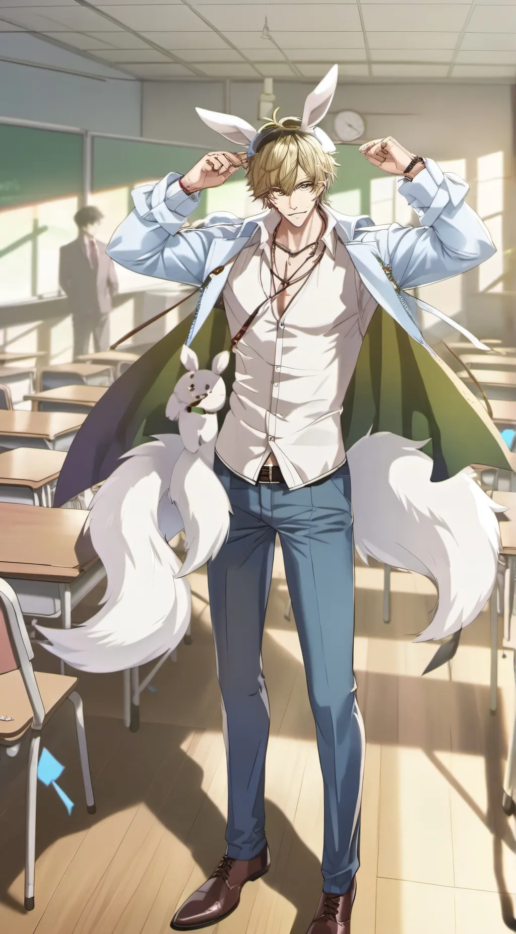 ai character: Lieon background