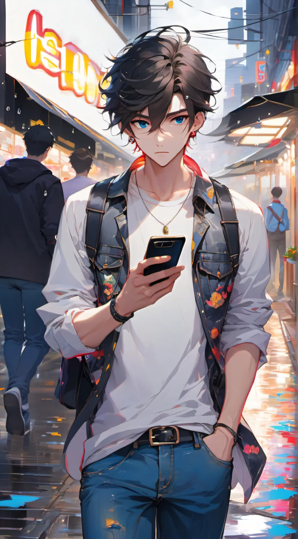 ai character: Aaron  background