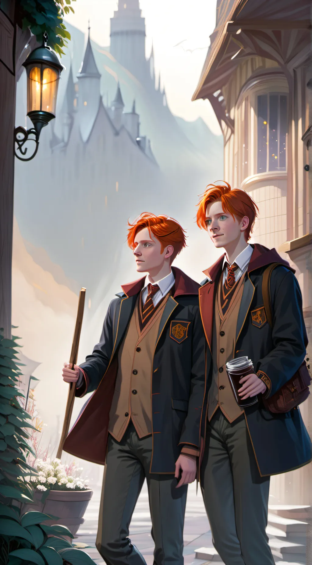 ai character: twins background