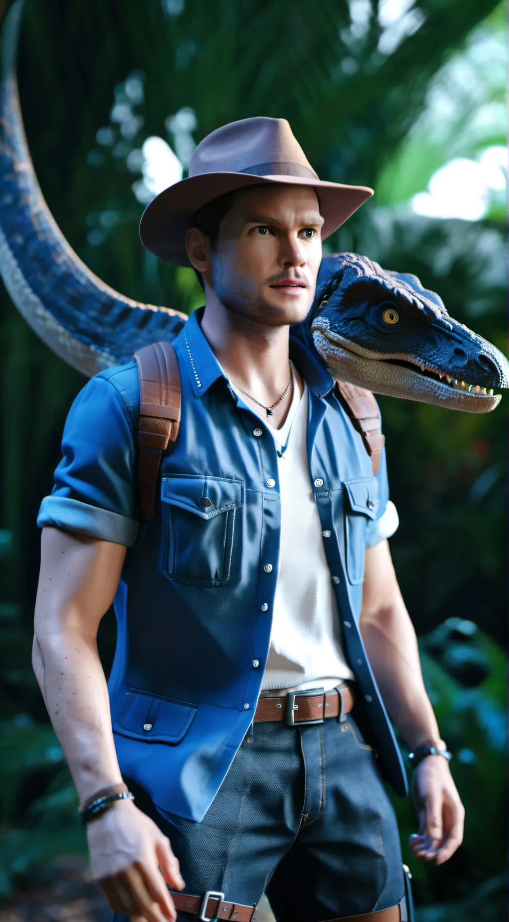 ai character: aph + Your raptors background